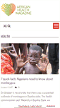 Mobile Screenshot of africanhealthmagazine.com